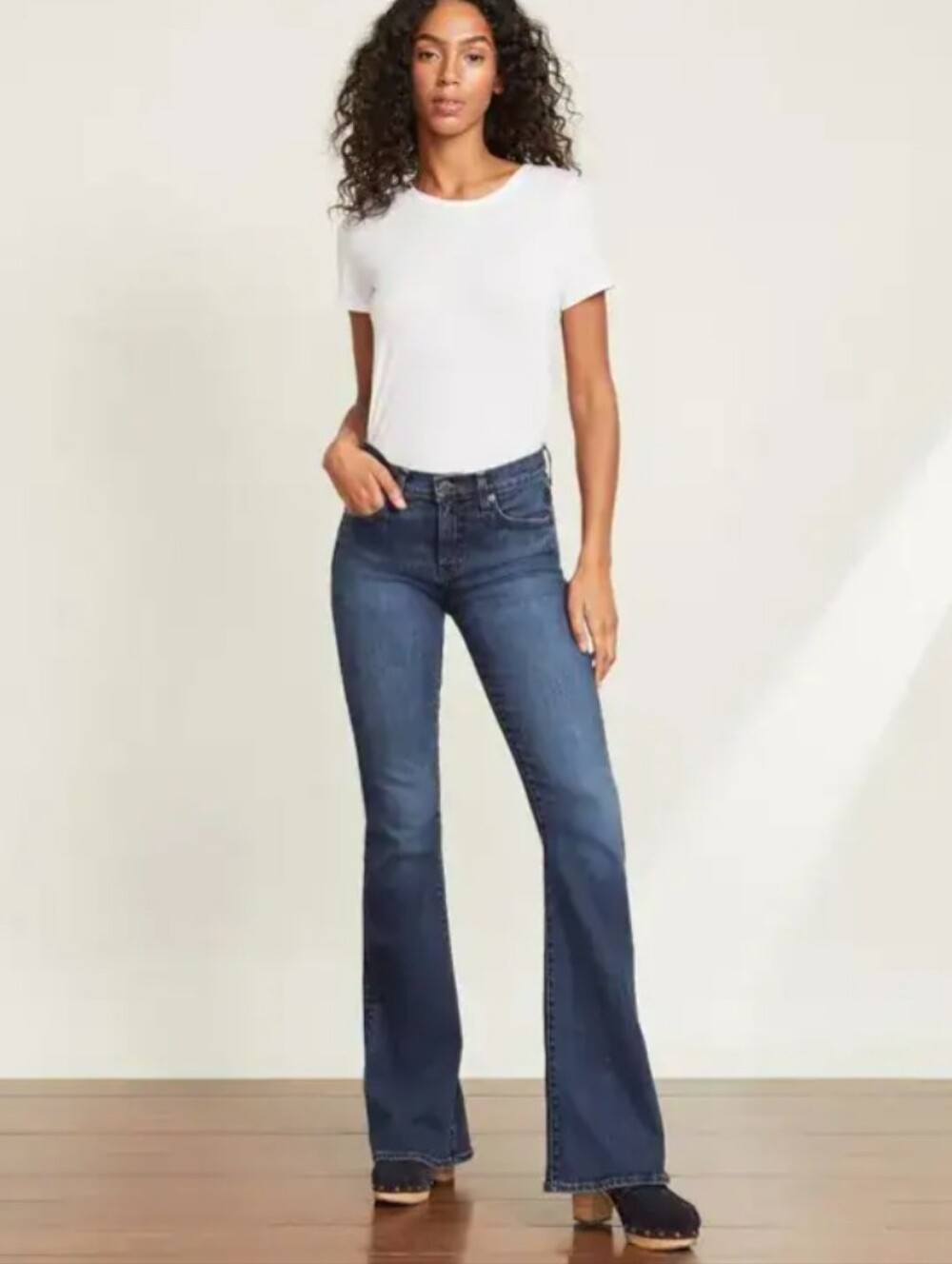 $268 Veronica Beard Gemma Mid Rise Skinny Flare Jean Size 29